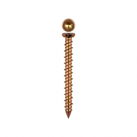 Шуруп по бетону 7,5х132 желтый цинк фото 1