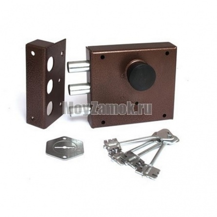 Замок накладной гаражный Богатырь (Россия) фото 1