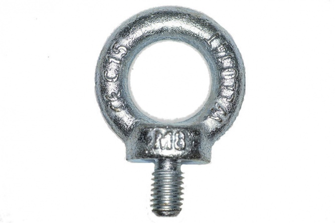Рым-болт М10, оцинк фото 1