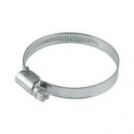 Хомут червячный, цинк 60-80мм, шир.9мм фото 1