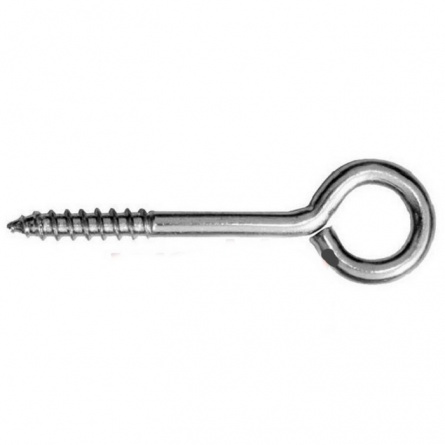 Крючок металлический полукруглый 8х80 фото 1