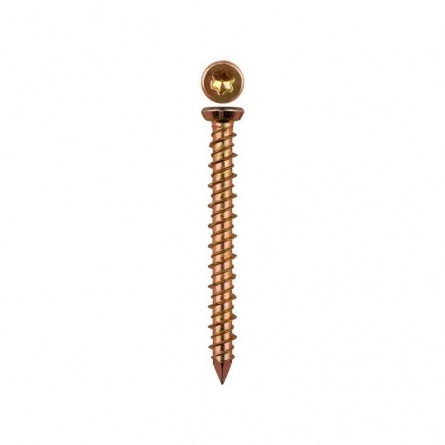 Шуруп по бетону 7,5х152 желтый цинк фото 1