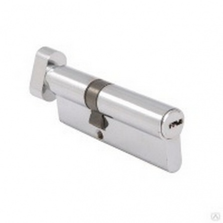 Цилиндровый механизм Аллюр DL-02 80 (30 верт/10/40) СР переход с верт перф. хром (Китай) фото 1