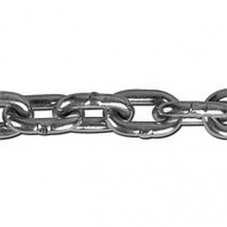Цепь сварная Ф5, короткозвен, цинк фото 1