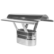 Овальный зонт для дымохода фото 1