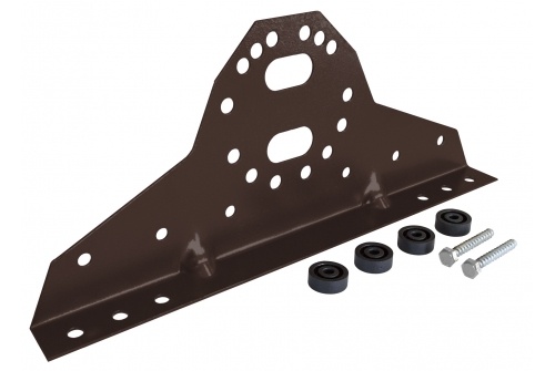 Кронштейн снегозадержателя NEW Grand Line RAL 8017 фото 1