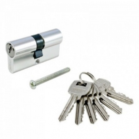 Цилиндровый механизм MAXI Locks EN60 k\k (хром) фото 1