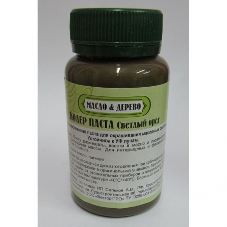Паста колеровочная универ орех 0,1л фото 1