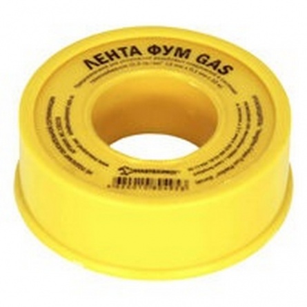 Лента ФУМ уплотнительная 10мх12ммх0,1мм, РФ фото 1