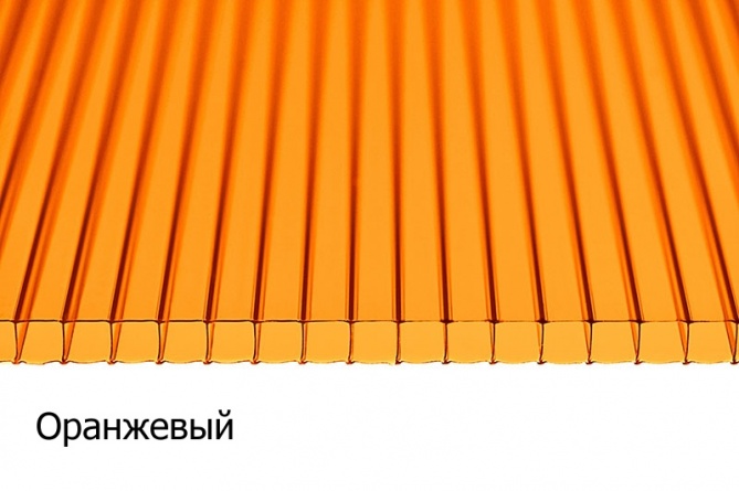 Поликарбонат сотовый 2100*6000мм, 8мм, цветной, стандартный (1,25 кг. на м.кв.) фото 5