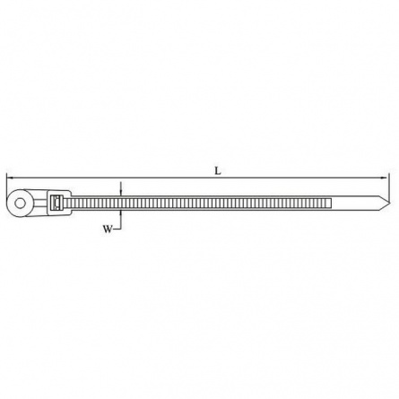 Хомут-стяжка с монт.отв. 3х120 фото 1