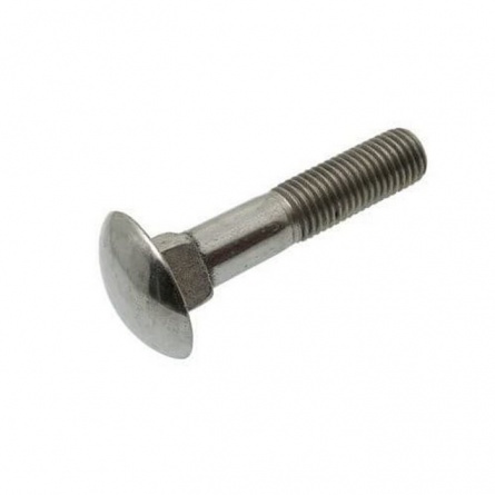 Болт мебельный М8х100, цинк, DIN 603 фото 1