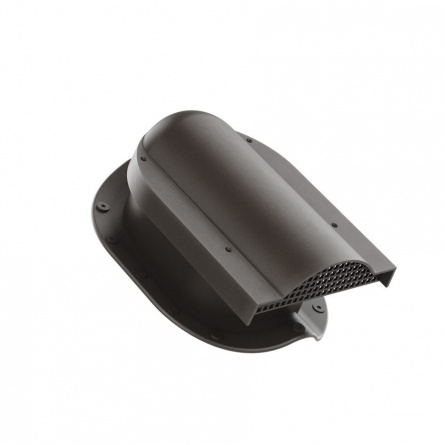 Аэратор (вентиль) кровельный фигурный WPBW D=150мм профиль W RAL 8019 фото 1