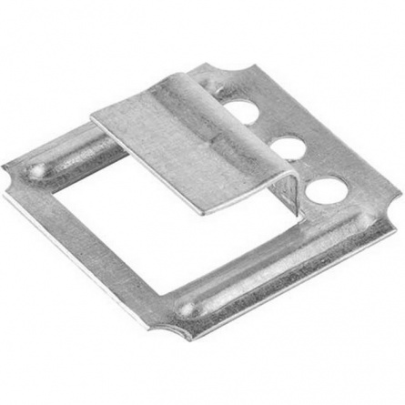 Кляймер №1, оцинк,с гвоздем фото 1