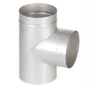 Тройник 90° для дымохода фото 1