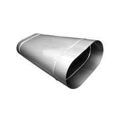 Овальная Труба для дымохода L=0,5м фото 1