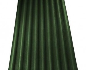 ОНДУЛИН, кровельный лист 1950x950 мм зелёный фото 1