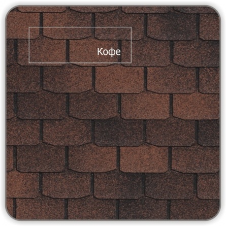 Битумная черепица  DOCKE PIE PREMIUM, коллекция ЦЮРИХ, (кофе) фото 1