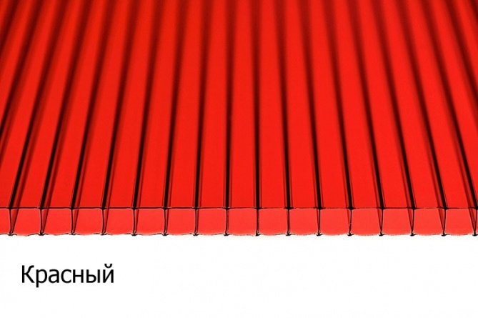 Поликарбонат сотовый 2100*6000мм, 4 мм, цветной, усиленный (0,7 кг. на м.кв.) фото 7