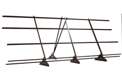 Ограждение кровельное со снегозадержателем Grand Line 1,2х3м RAL 8017 фото 1