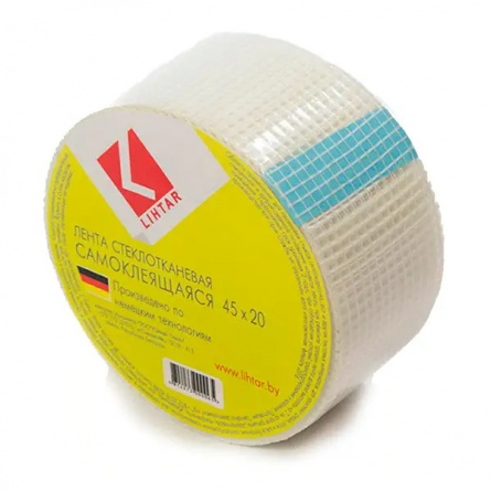 Лента 45ммх20м стеклоткан.самоклеющ. LIHTAR,Китай фото 1
