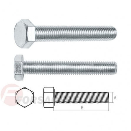 Болт шестигранный М16х50 фото 1