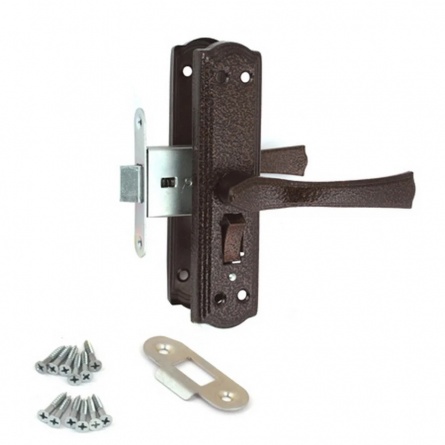 Защелка с фиксацией и ручками на планке ЗЩ1Д-2-6 фото 1