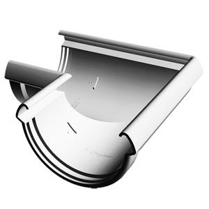 Элемент угловой 90° Lux D=141 DOCKE (Шоколад) пвх фото 1