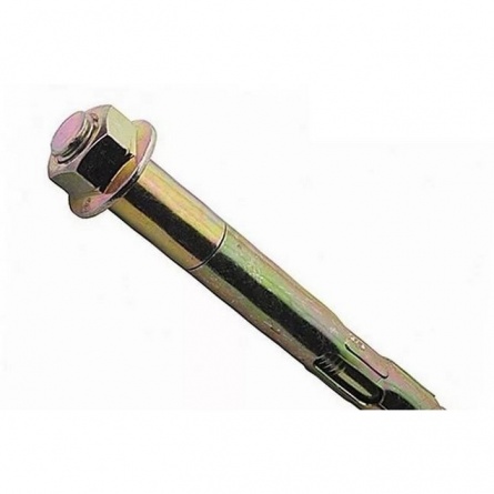 Анкерный болт с гайкой М10х12х99, желтый цинк фото 1