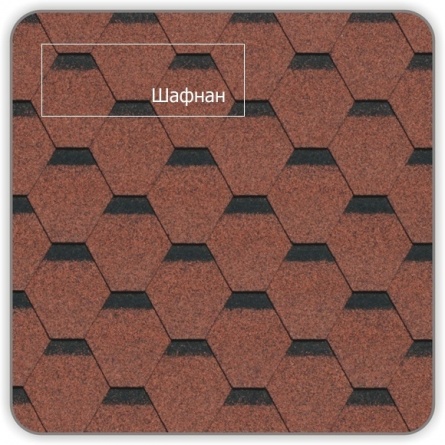 Битумная черепица  DOCKE PIE PREMIUM, коллекция КЕЛЬН, (Имбирь) фото 1