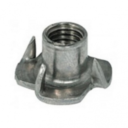 Гайка крыльчатая врезная М5х8, цинк DIN 1624 фото 1