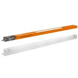 Светильник (ЛЛ_T5) 1х21Вт закр./с ламп. х-бел./выкл.+сет. шнур./бел 905х29х43 TDM фото 1