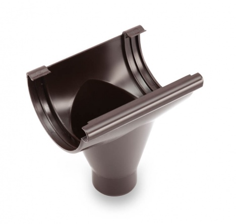 Воронка 130/100 мм RE130-A-OP100-G Galeco Графит RAL 7021 пвх фото 1