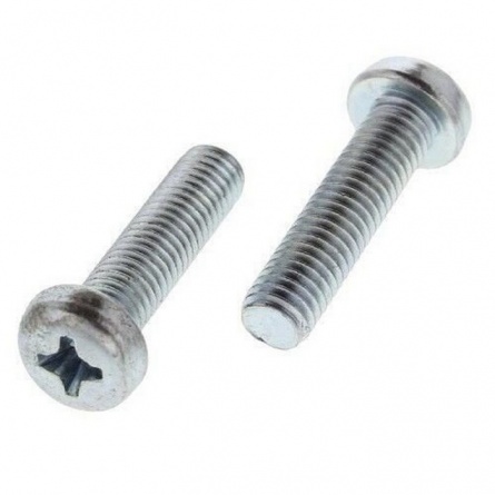 Винт полусфера М4х25, цинк фото 1