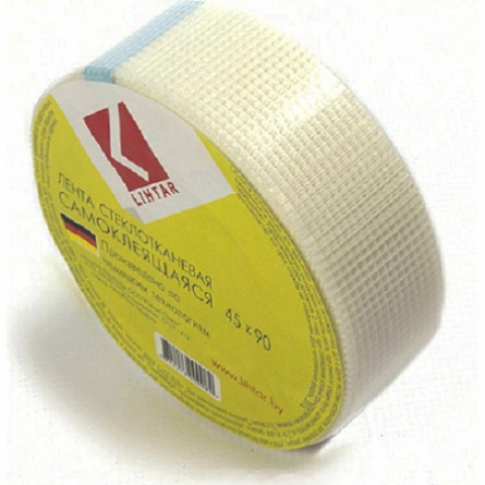 Лента 45ммх90м стеклоткан.самоклеющ. LIHTAR,Китай фото 1