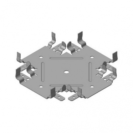Соединитель одноуровневый (краб) 140х140х0,7мм, РФ фото 1