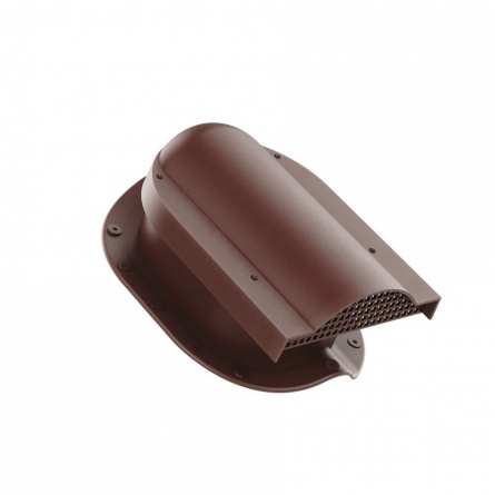 Аэратор (вентиль) кровельный фигурный WPBW D=150мм профиль W RAL 8017 фото 1