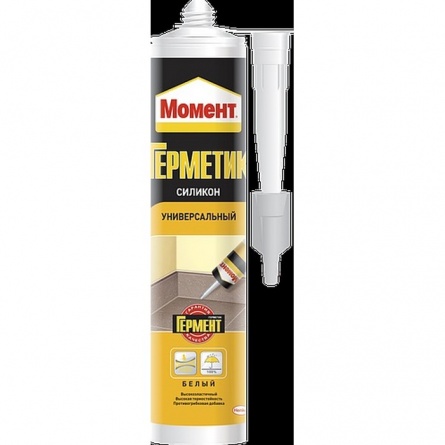 Герметик силиконовый универсальный прозрачный (280мл) фото 1