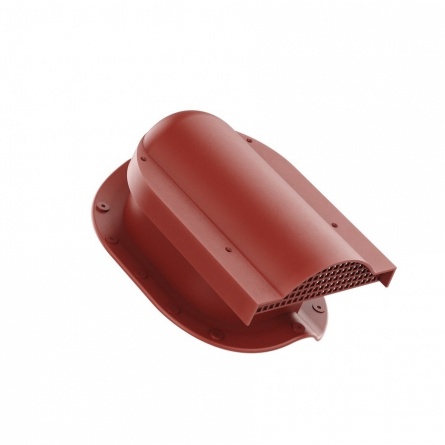 Аэратор (вентиль) кровельный фигурный WPBW D=150мм профиль W RAL 3009 фото 1