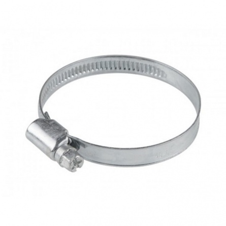 Хомут червячный, цинк 40-60мм, шир.9мм фото 1