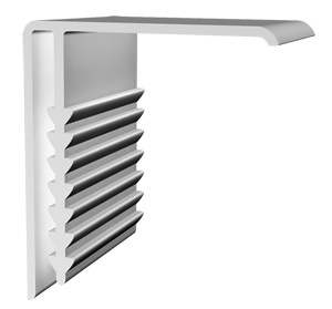 L-Профиль фасадный DOCKE (для панелей Fels и Stein дополнительно необходима базовая планка), 3050 мм (Все цвета) фото 1