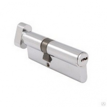 Цилиндровый механизм Аллюр DL-02 90 (30 верт/10/50) СР переход с верт переход хром (Китай) фото 1