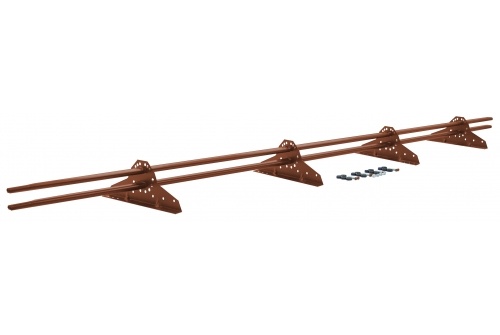 Снегозадержатель NEW трубчатый Grand Line RAL 8004 3м фото 1