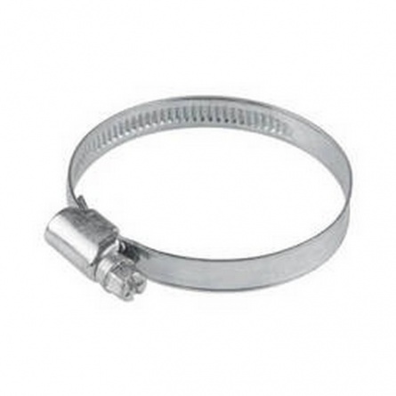 Хомут червячный, цинк 10-18мм, шир.12мм фото 1