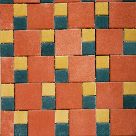 Плитка тротуарная типа "Квадрат" фото 1