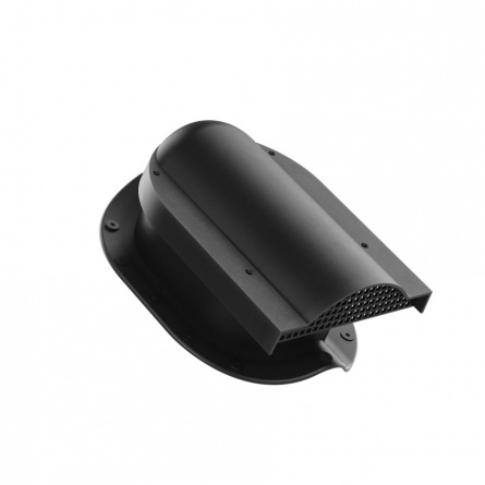 Аэратор (вентиль) кровельный фигурный WPBN тип KTV D=150мм низкий профиль RAL 9005 фото 1