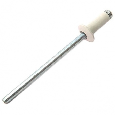 Заклепка вытяжная алюминий/сталь 4,0*10 (9003) фото 1