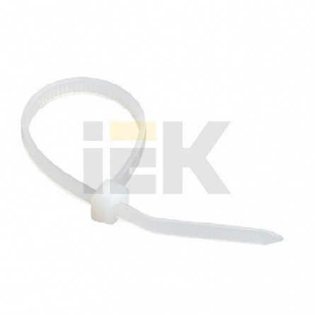 Хомут 2,5х150 нейлон белый (100шт) ИЭК фото 1