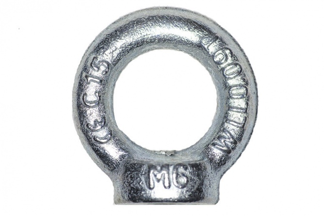 Рым-гайка М6, оцинкованная фото 1