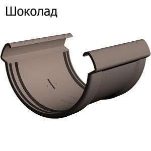 Муфта-переходник Lux/PREMIUM D=100 DOCKE (Шоколад) пвх фото 2